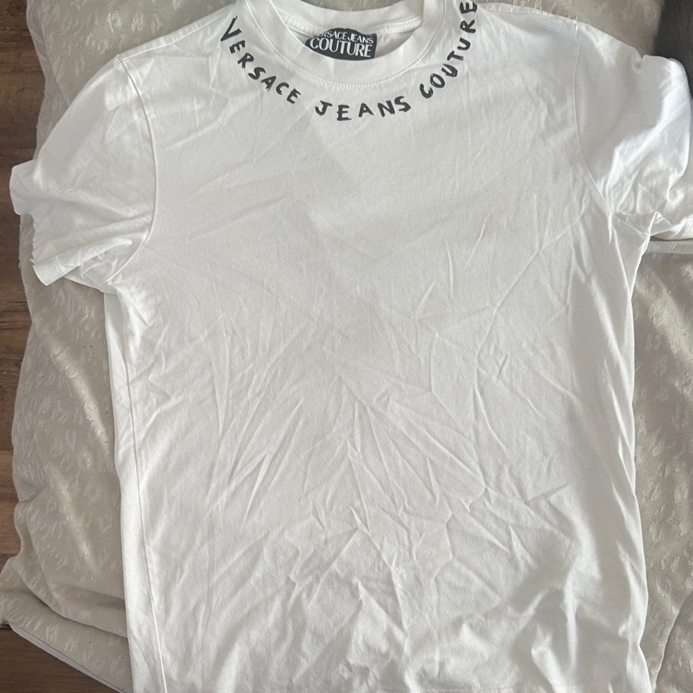 Versace Jeans Couture White Short Sleeve Tee